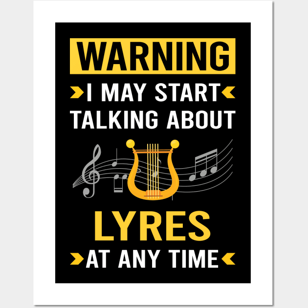 Warning Lyre Wall Art by Good Day